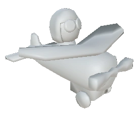 Illustrative community picture showing the plane.