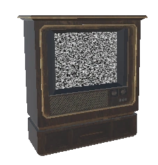Illustrative community picture showing a television showing static.