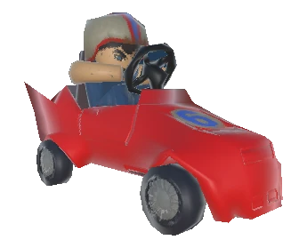 Community reference picture of the Toy Car, the vehicle that throws sparks when it scrapes, from the R.E.P.O. Fandom wiki.