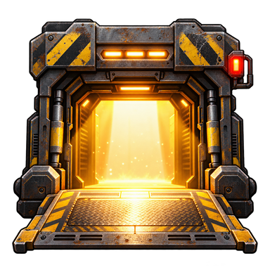 Generated extraction doorway badge