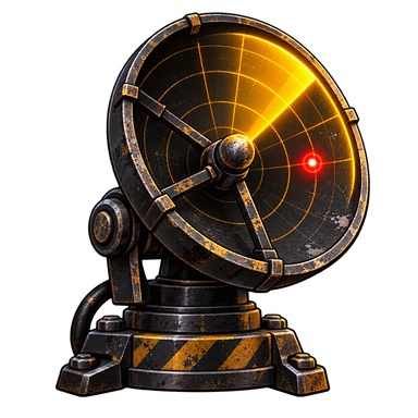 Generated threat radar badge