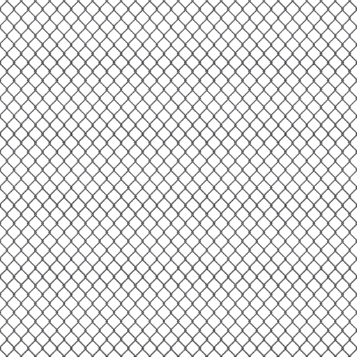 The wire fence sheet the game ships: a diamond mesh drawn on a dark ground.